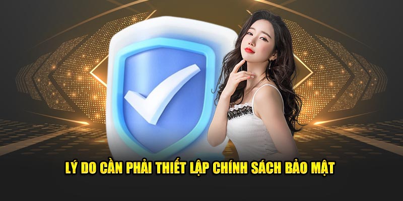 Lý do cần phải thiết lập chính sách bảo mật